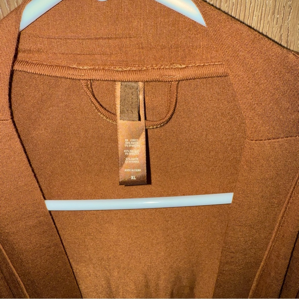 Rust Orange Open Front robe - Picture 2 of 2